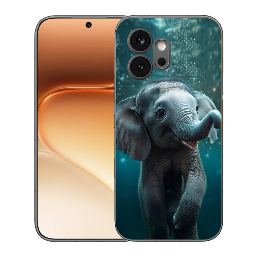 mmCase géltok az Honor 600-hoz – víz alatti elefánt