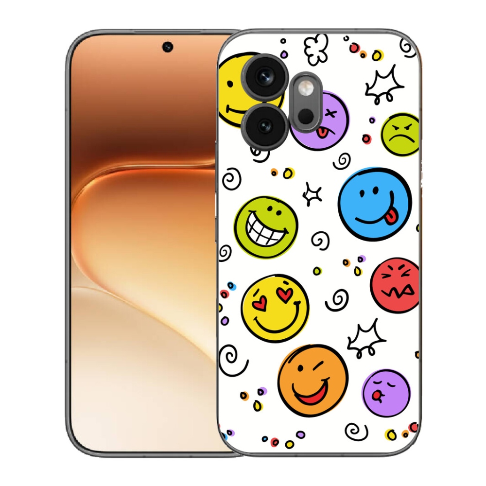 mmCase gél tok az Honor 600-hoz – mosolygós arcok
