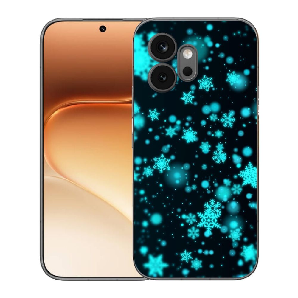 mmCase gél tok az Honor 600-hoz – hópelyhek 1