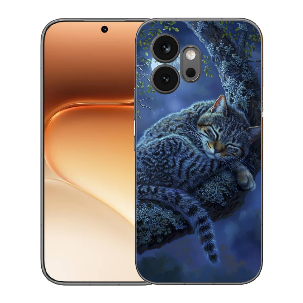 mmCase gél tok az Honor 600-hoz – alvó macska