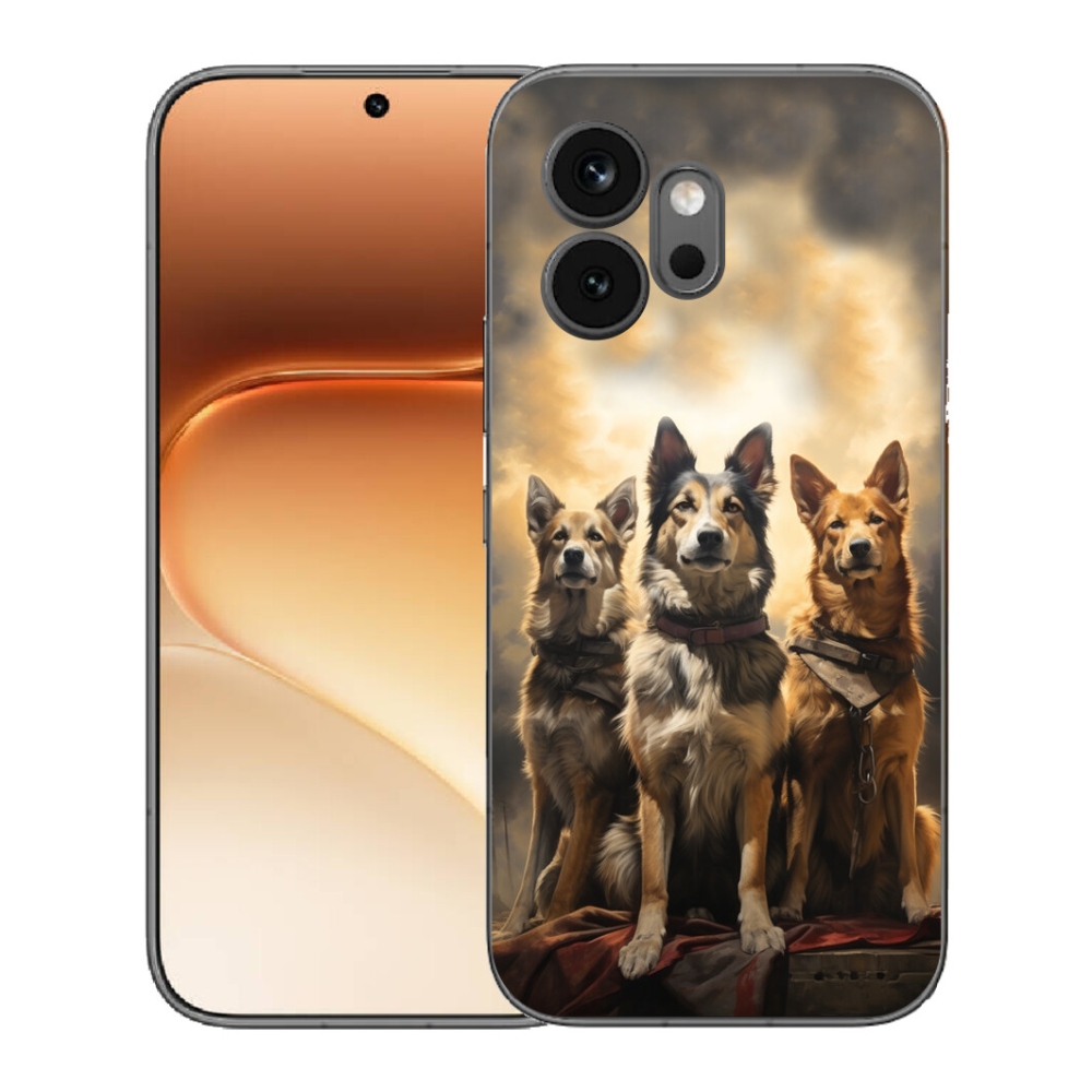mmCase gél tok az Honor 600-hoz – három kutya