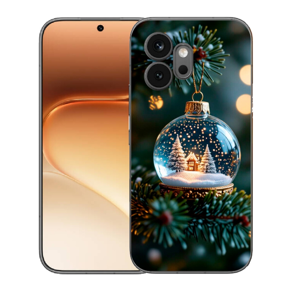 mmCase gél tok az Honor 600-hoz – karácsonyi gömb 2