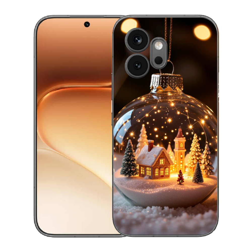 mmCase gél tok az Honor 600-hoz – karácsonyi gömb 3