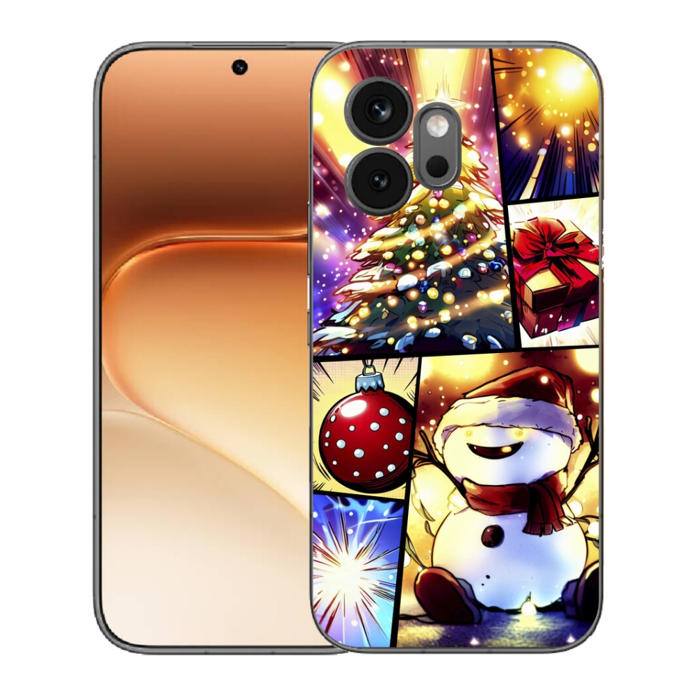 mmCase gél tok az Honor 600-hoz – karácsonyi motívumok 1