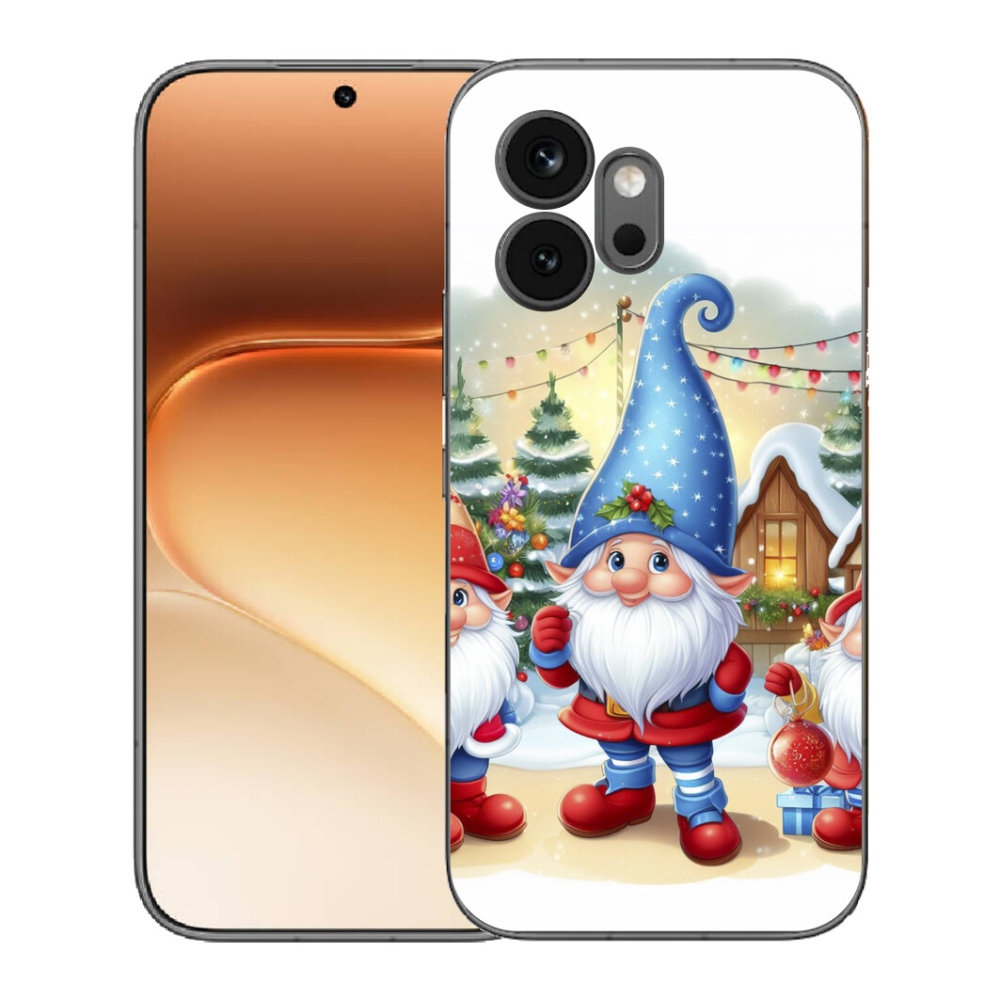 mmCase gél tok az Honor 600-hoz – karácsonyi manók