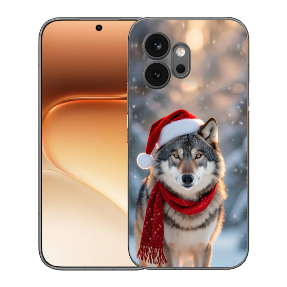 mmCase gél tok az Honor 600-hoz – karácsonyi farkas