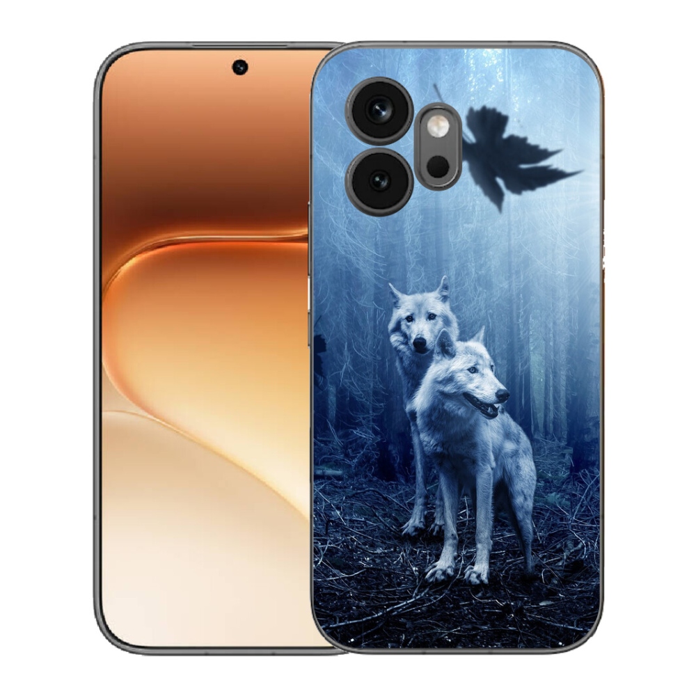 mmCase gélhuzat az Honor 600-hoz – farkasok az erdőben