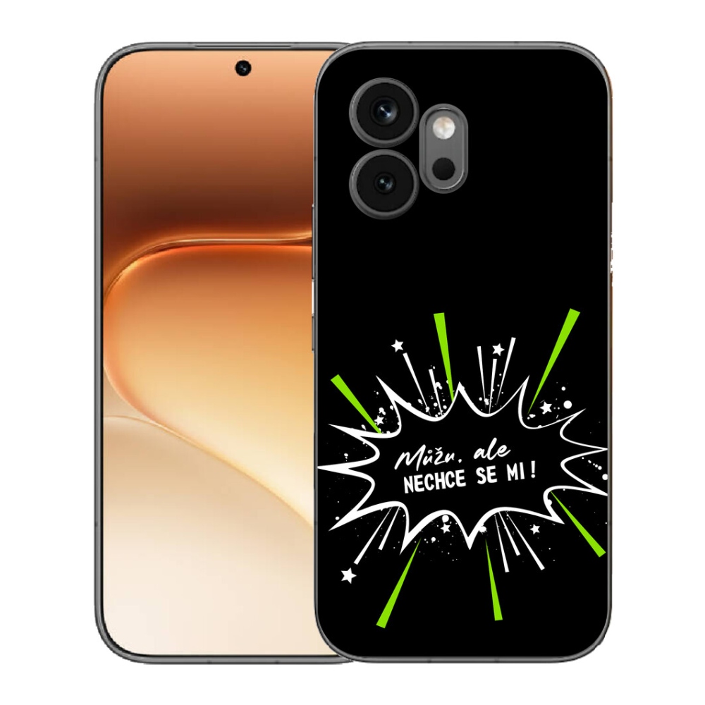mmCase géltok az Honor 600-hoz – vicces felirat, 11, fekete háttér