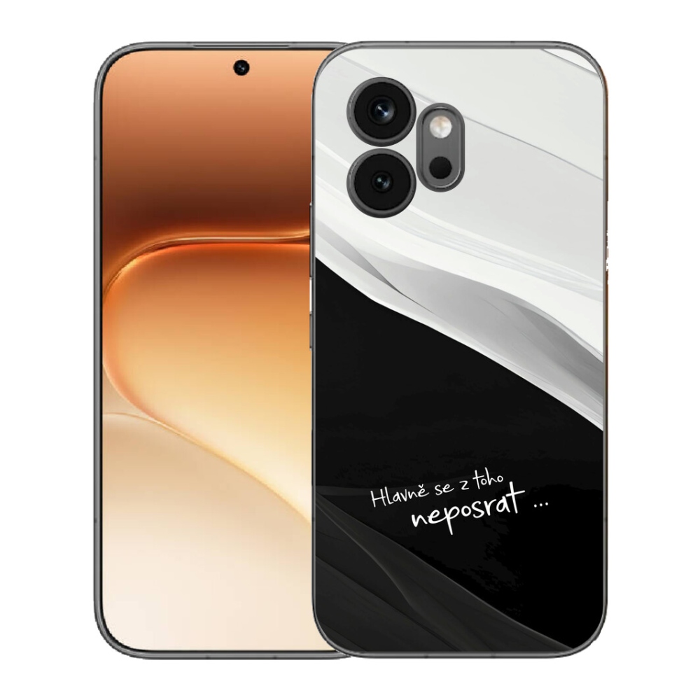 mmCase gél tok az Honor 600-hoz – vicces szöveg, 13 fekete-fehér háttér