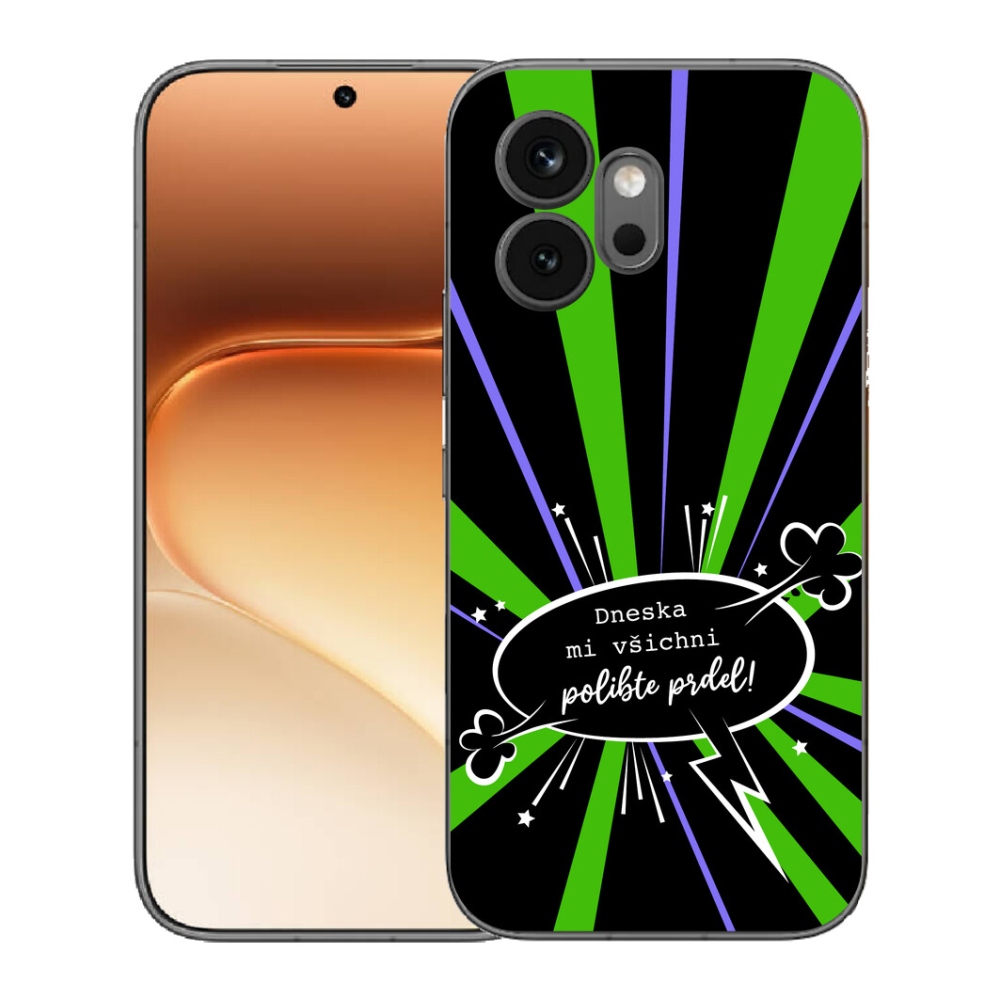 mmCase géltok az Honor 600-hoz – vicces felirat, 15, fekete háttér