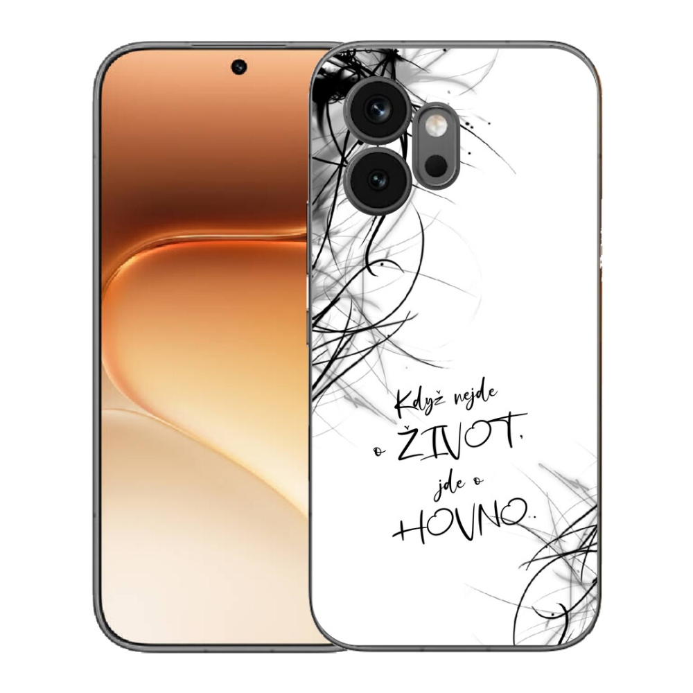 mmCase géltok az Honor 600-hoz – vicces felirat, 16, fehér háttér