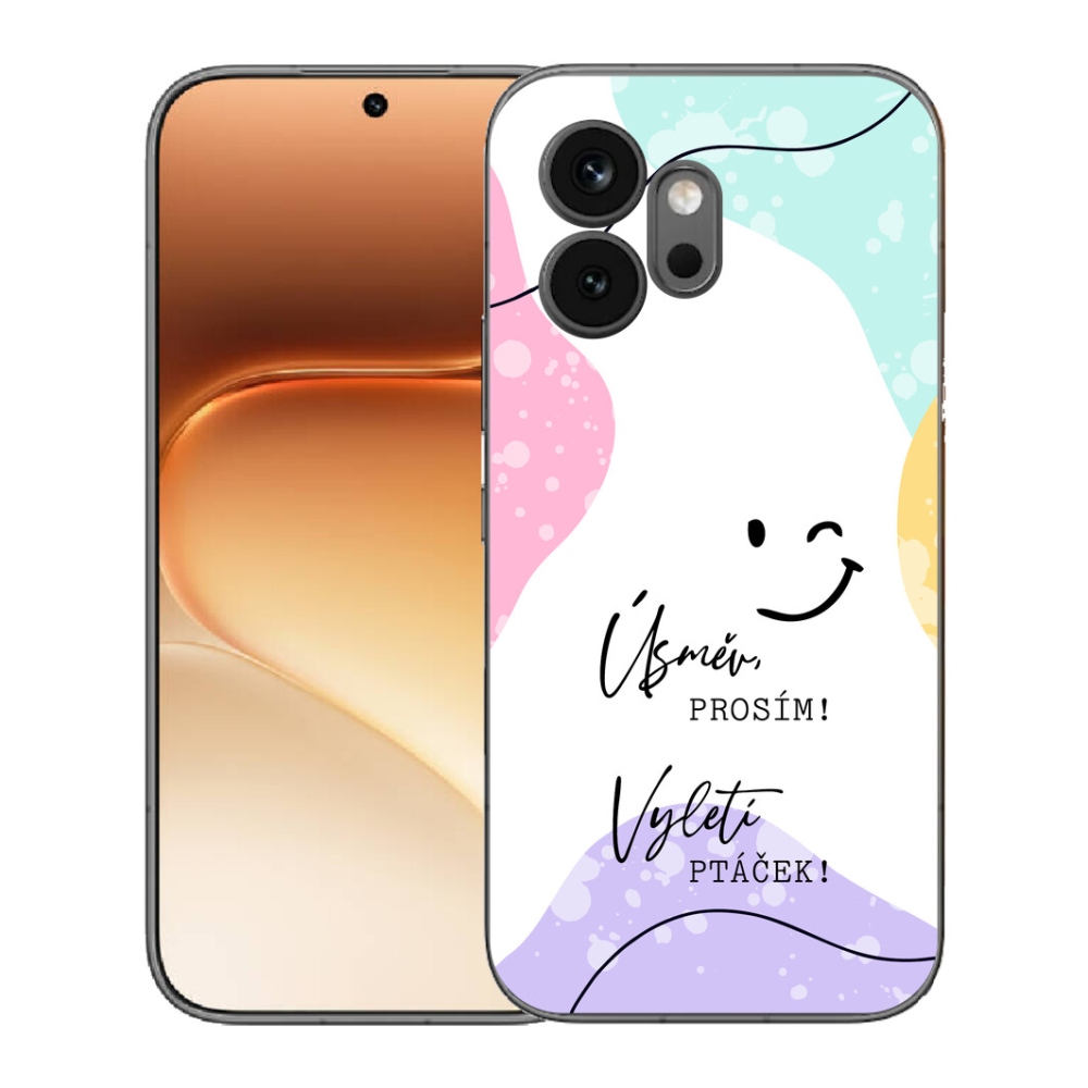 mmCase gél tok az Honor 600-hoz – vicces felirat, 4 fehér háttér