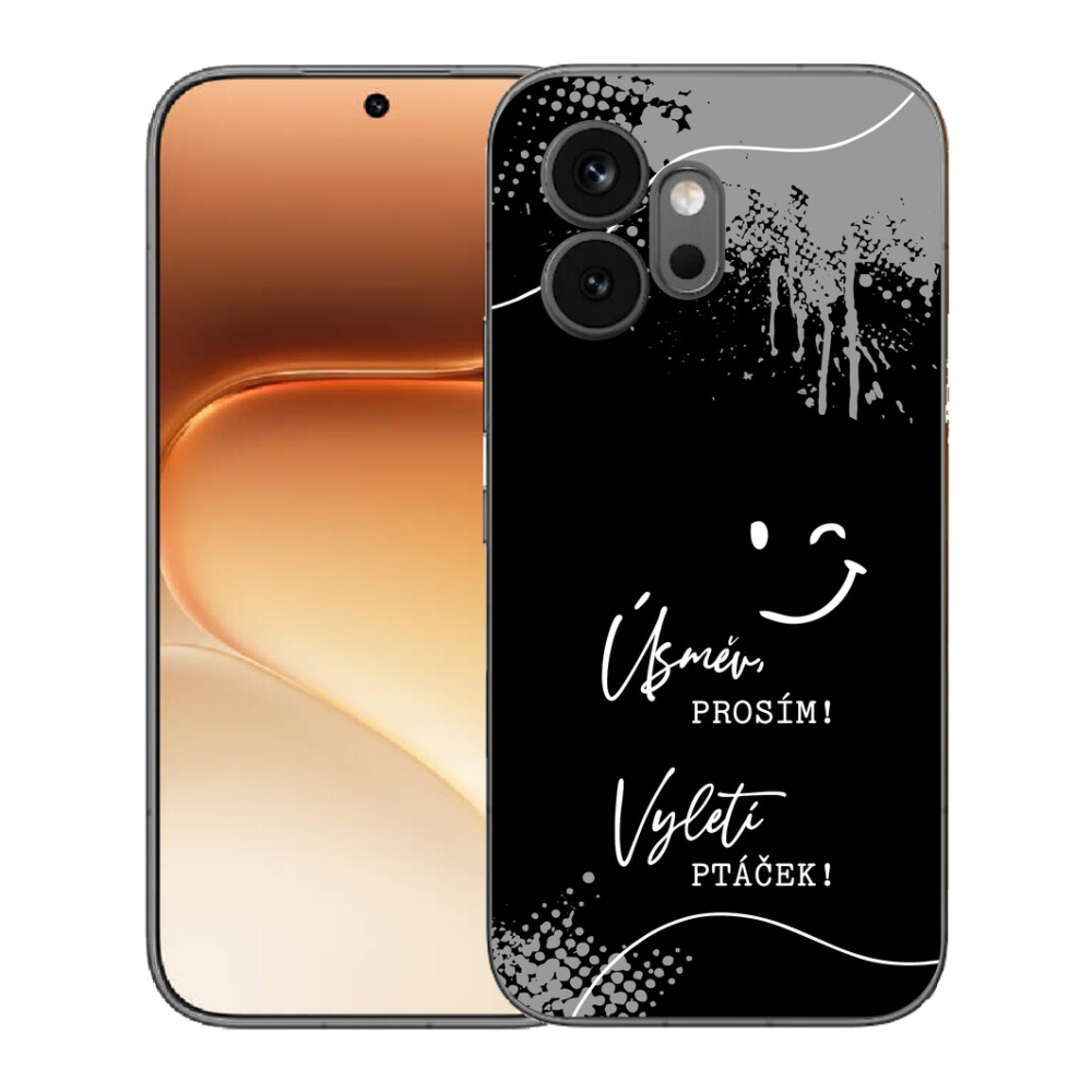 mmCase gél tok az Honor 600-hoz – vicces felirat, 4 fekete háttér