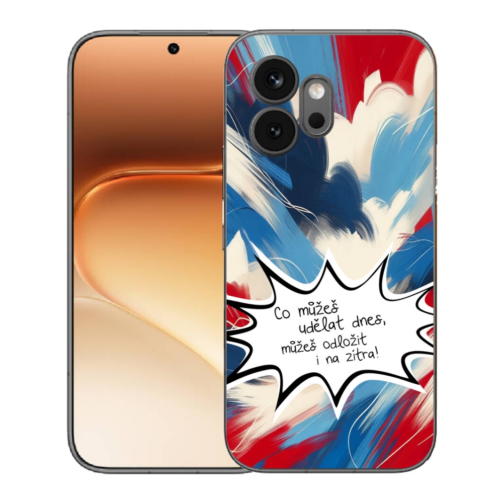 mmCase gél tok az Honor 600-hoz – vicces felirat, 9, fehér háttér