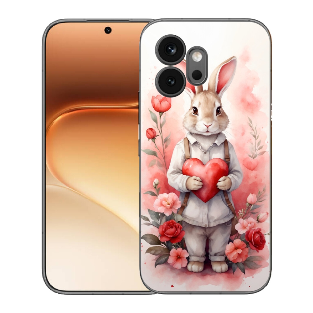 mmCase géltok az Honor 600-hoz – nyuszi szívecskével