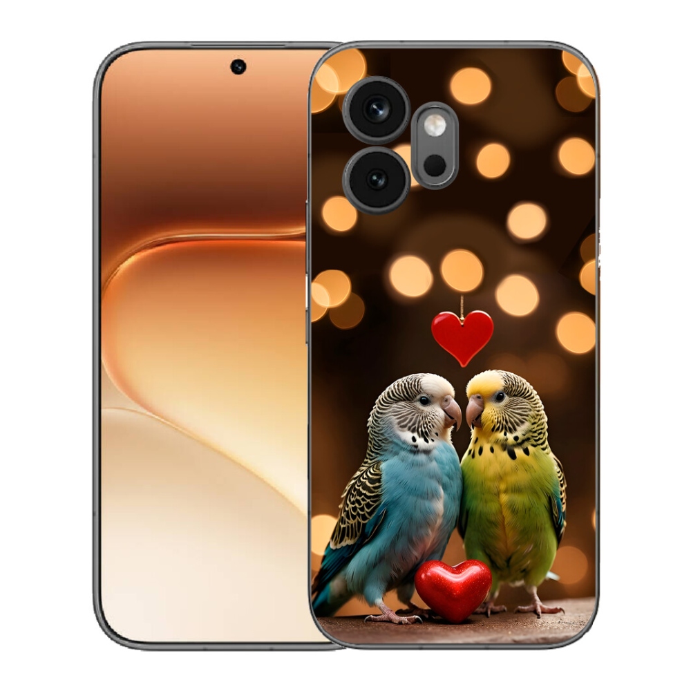 mmCase géltok az Honor 600-hoz – szerelmes papagájok