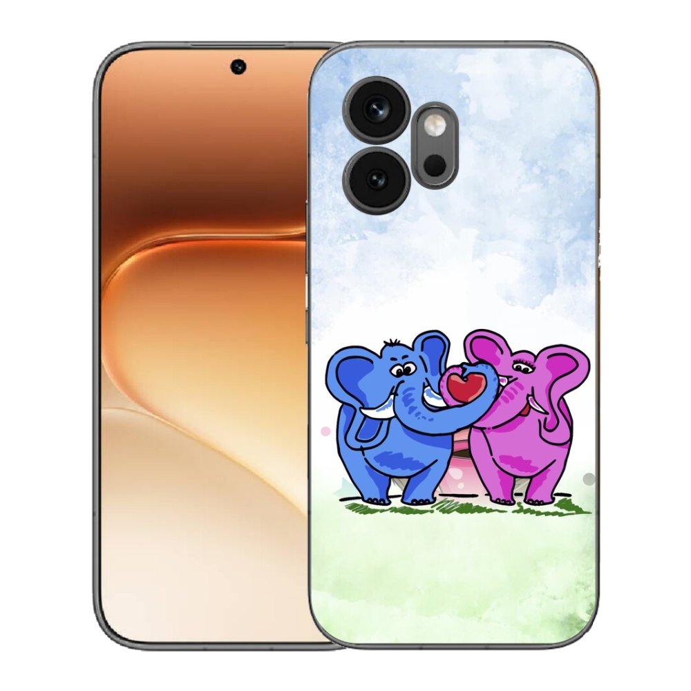 mmCase géltok az Honor 600-hoz – szerelmes elefántok