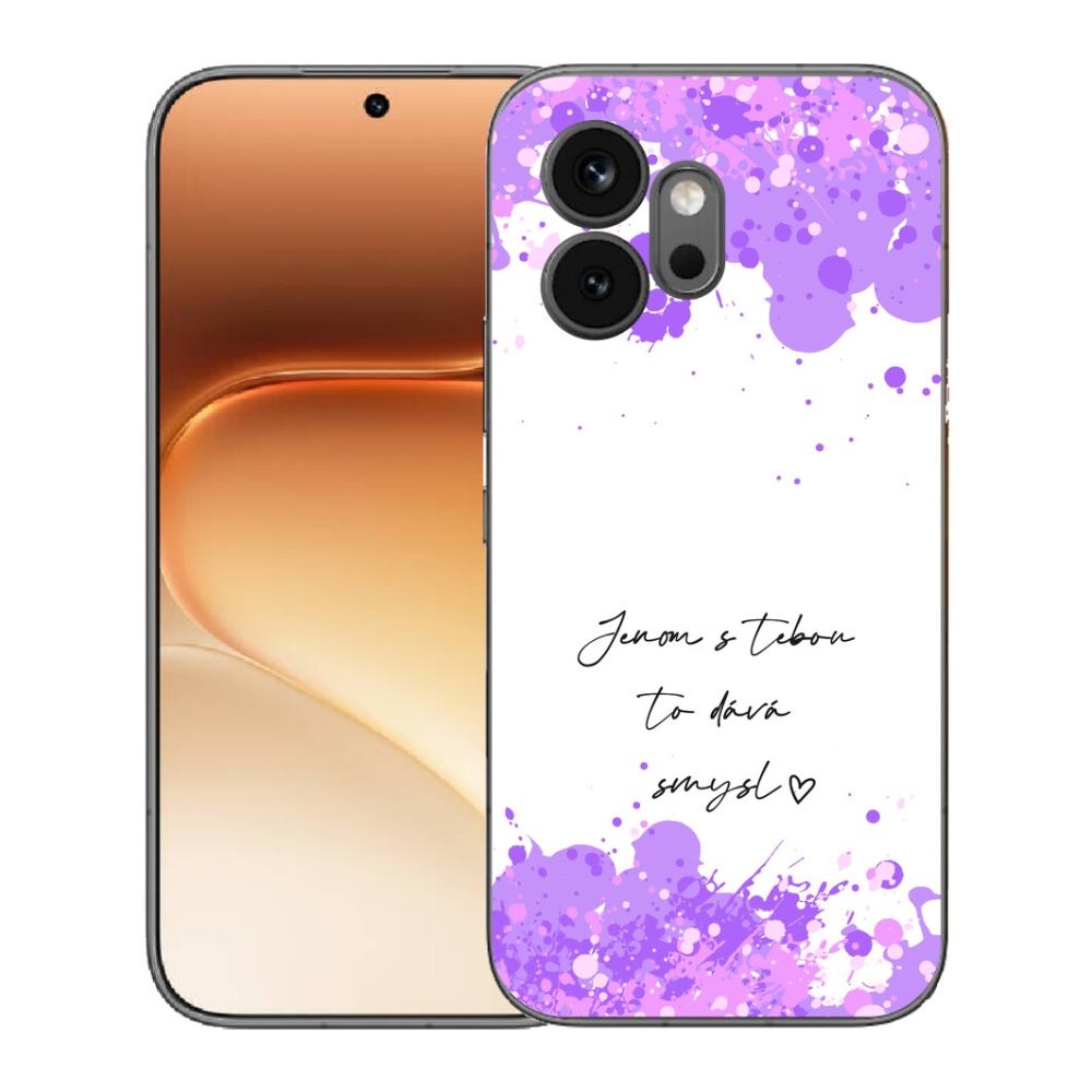 mmCase gél tok az Honor 600-hoz – szerelmes felirat fehér háttérrel