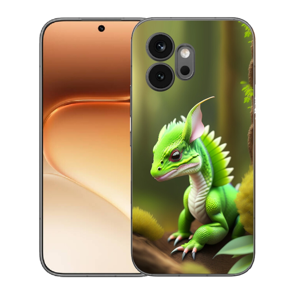 mmCase gél tok az Honor 600-hoz – zöld sárkány