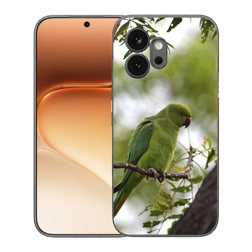 mmCase géltok az Honor 600-hoz – zöld papagáj