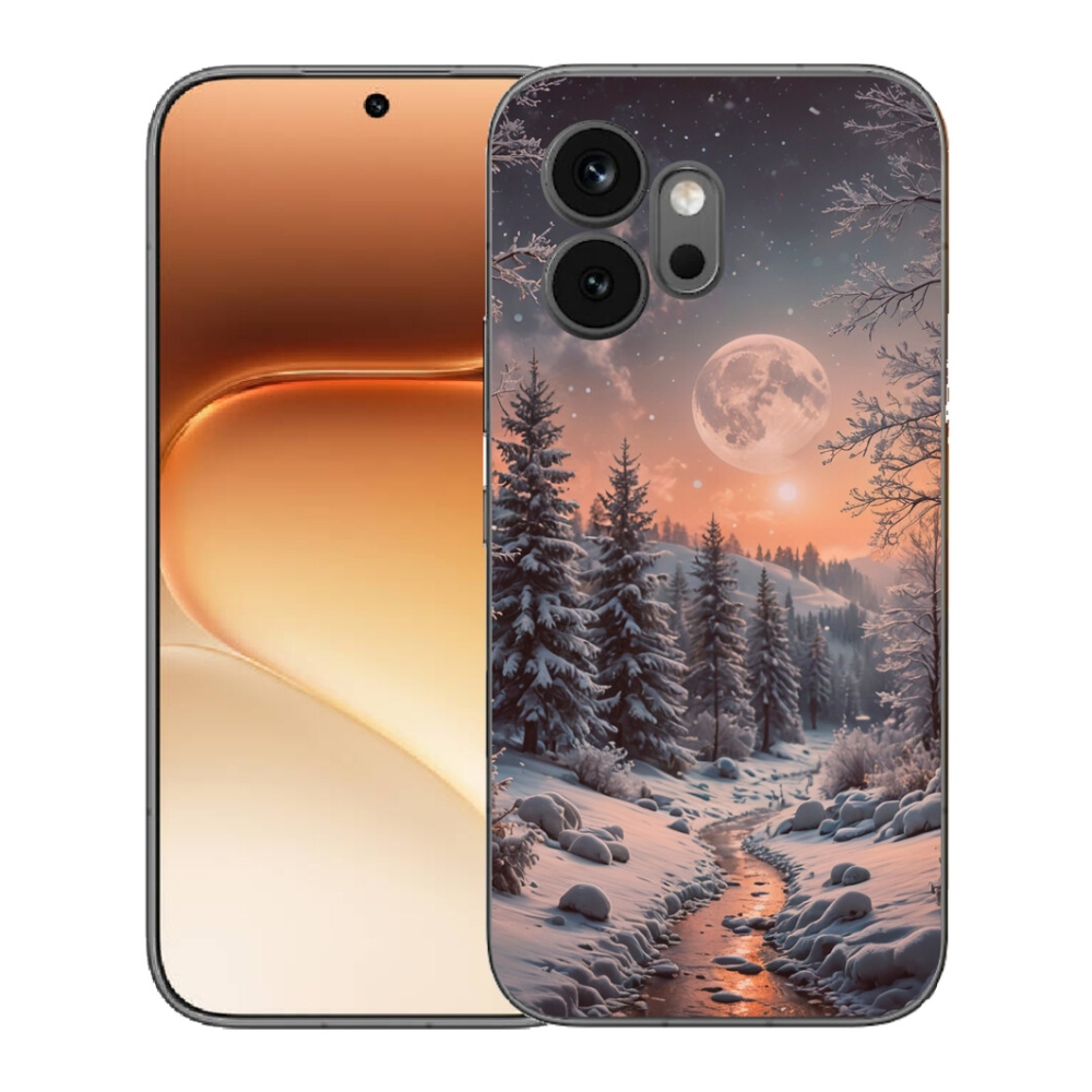 mmCase gél tok az Honor 600-hoz – téli táj 2