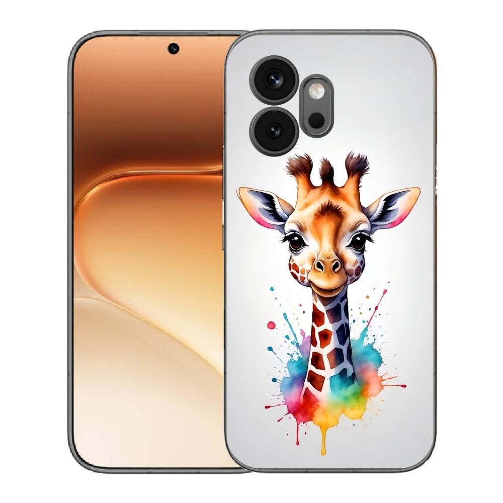 mmCase gél tok az Honor 600-hoz – zsiráf 1