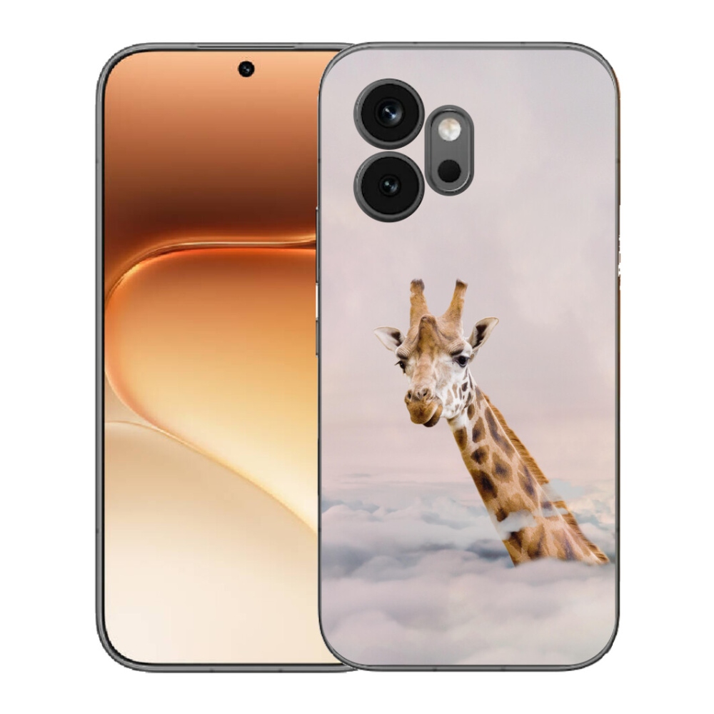 mmCase gél tok az Honor 600-hoz – zsiráf a felhők között
