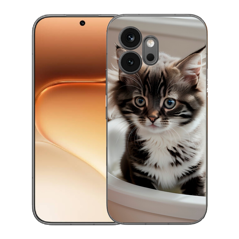 mmCase gél tok az Honor 600-hoz – kíváncsi cica