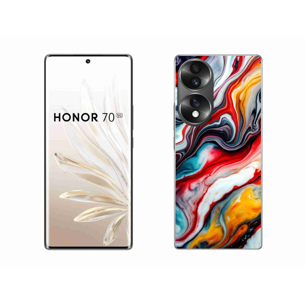 Zselés borítás mmCase a Honor 70 számára - absztrakt motívum 35