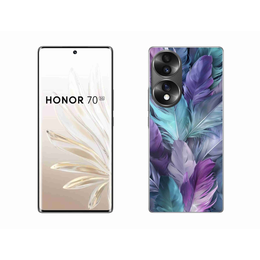 Zselés borítás mmCase a Honor 70-hez - színes toll 2