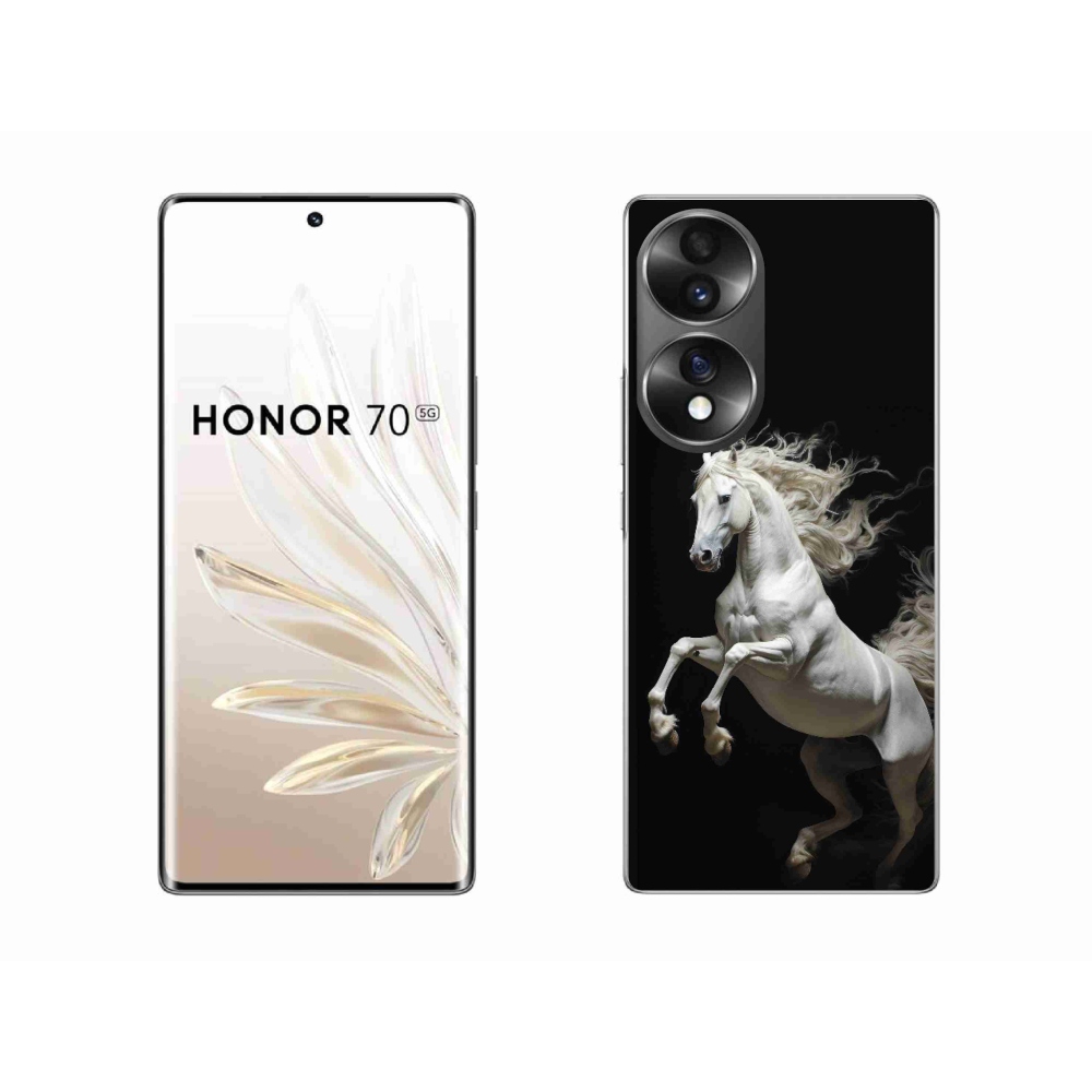 Zselés borítás mmCase a Honor 70-hez - fehér ló 4