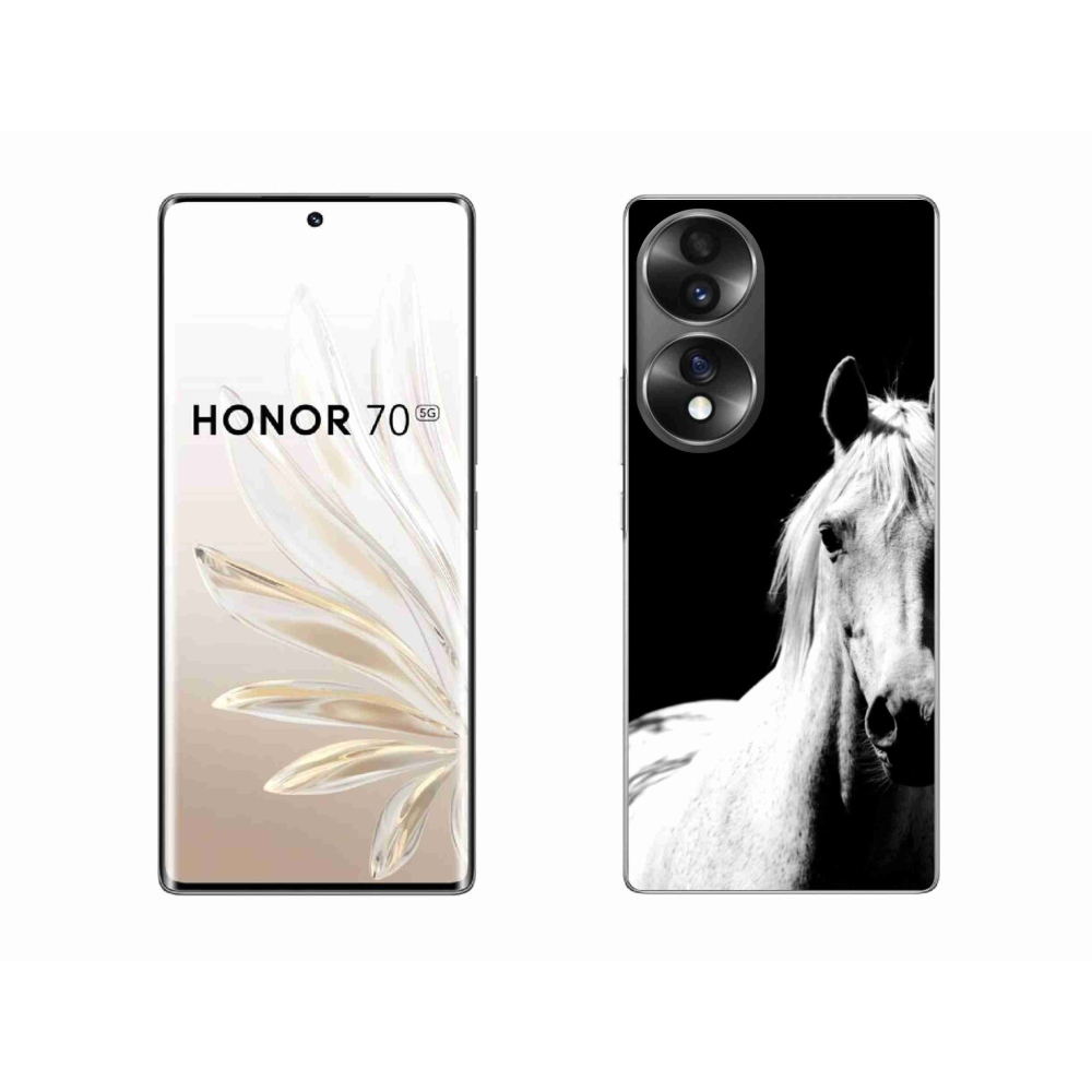 Zselés borítás mmCase a Honor 70-hez - fehér ló 5