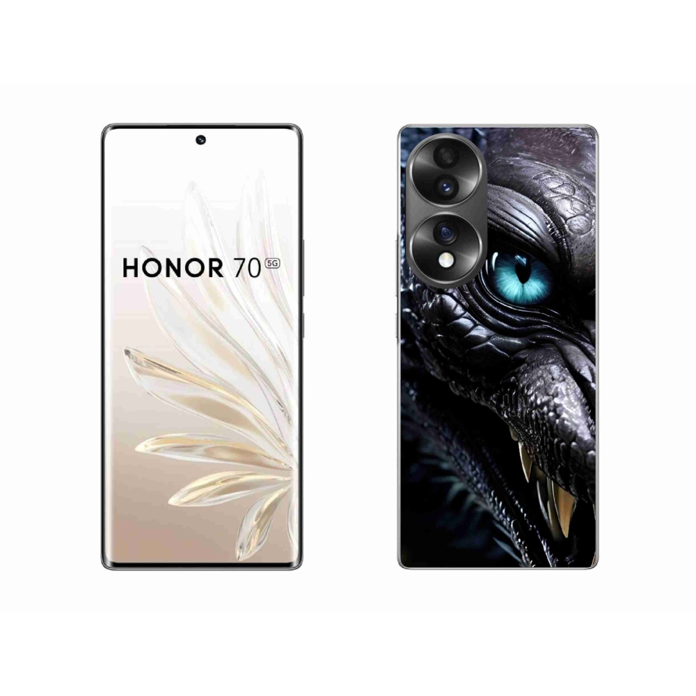 Zselés borítás mmCase a Honor 70-hez - sárkány nézet