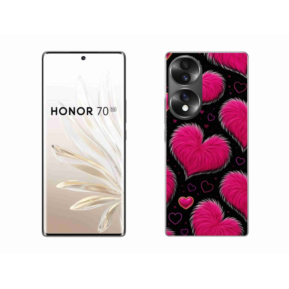 Zselés borítás mmCase a Honor 70-hez - puha szív