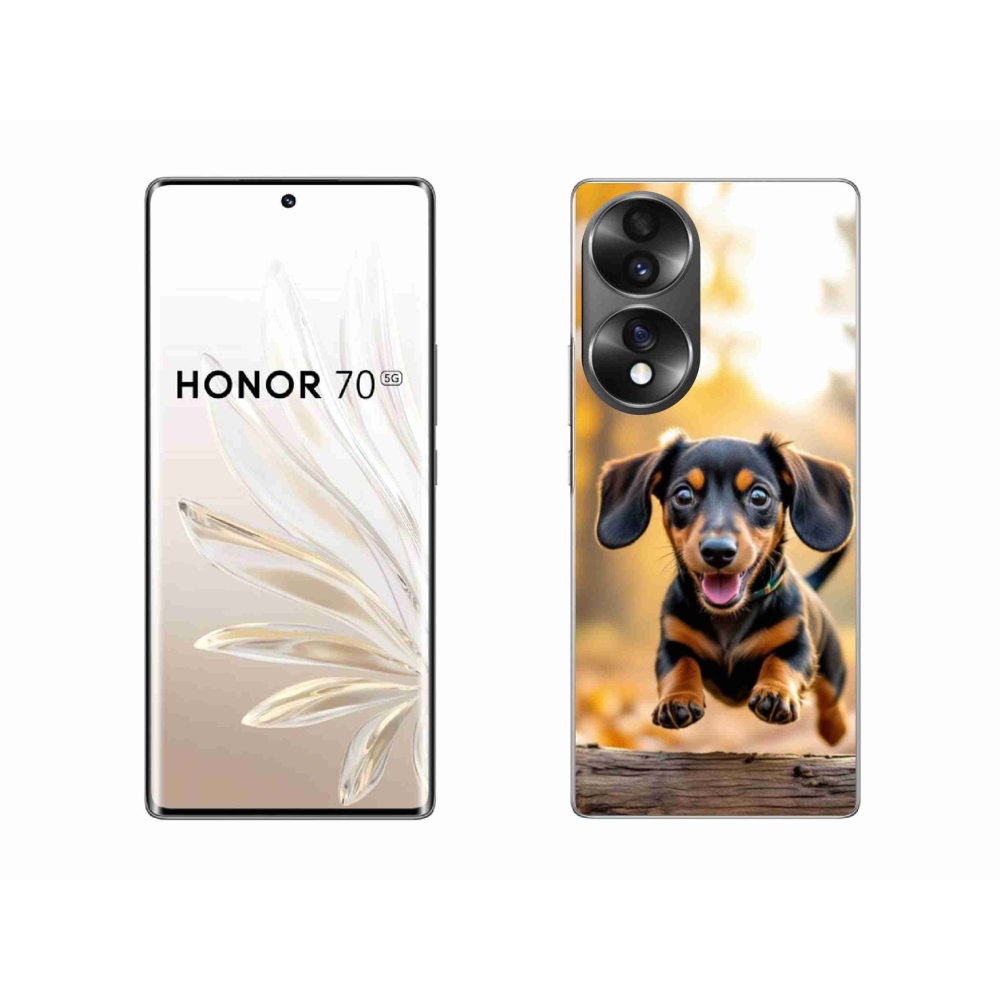 Zselés borítás mmCase a Honor 70 - tacskóhoz 2