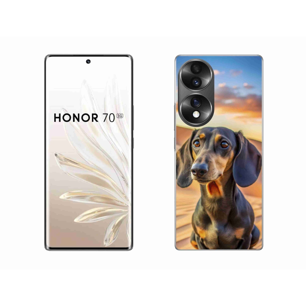 Zselés borítás mmCase a Honor 70-hez - tacskó 3