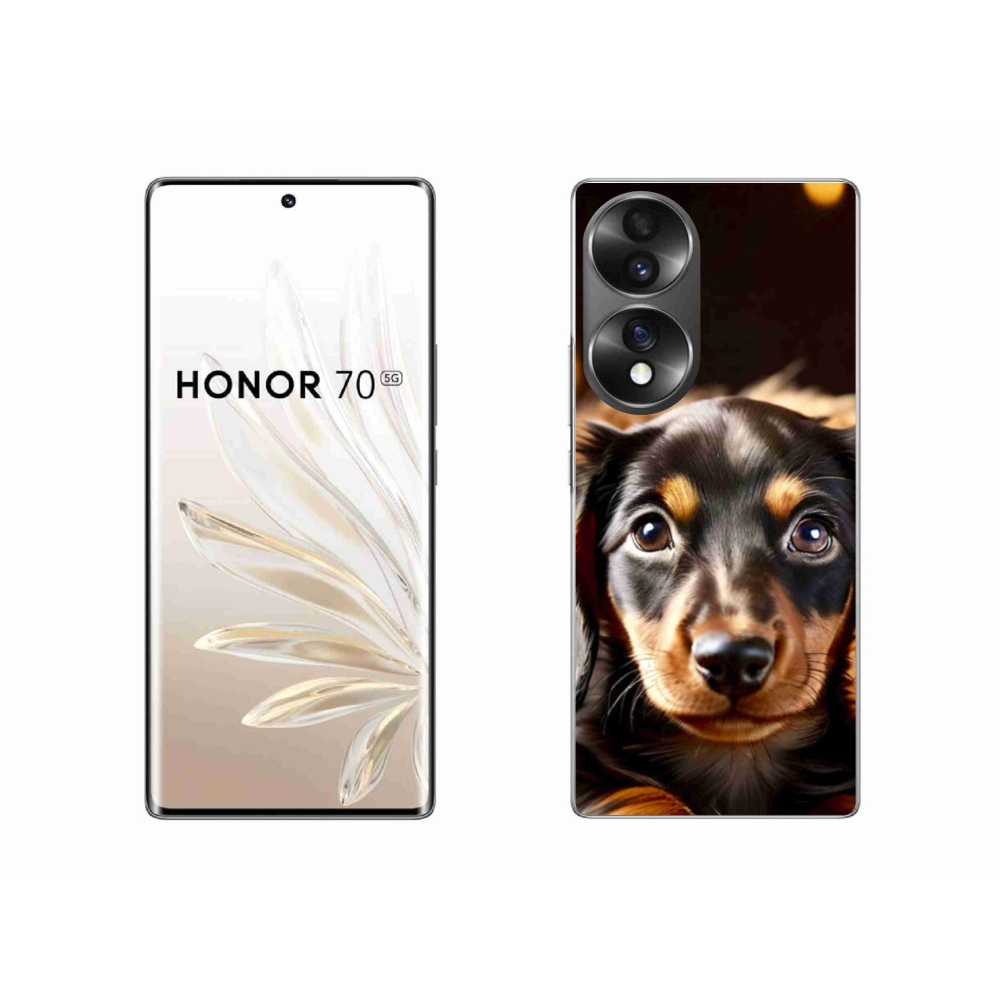 Zselés borítás mmCase a Honor 70 - tacskóhoz