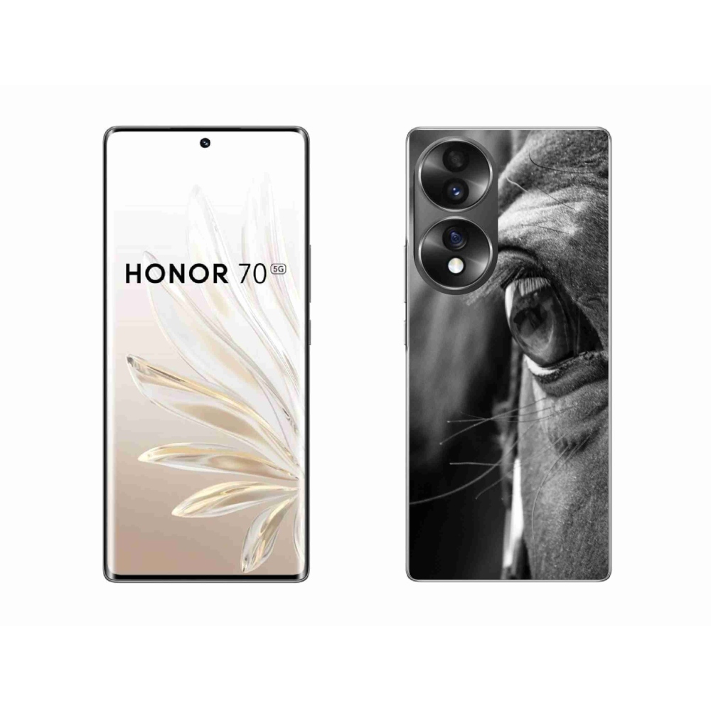 Zselés borítás mmCase a Honor 70-hez - ló nézet