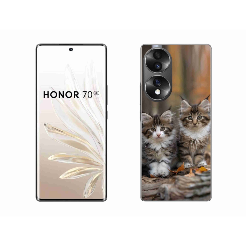 Zselés borítás mmCase a Honor 70 - cat duo 3 számára