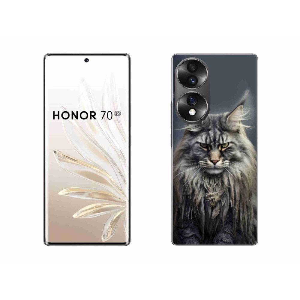 Zselés borítás mmCase a Honor 70-hez - macskaszemmel 4