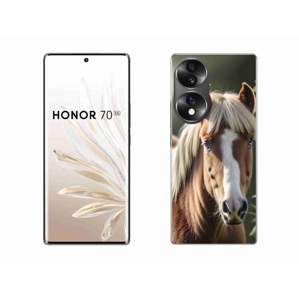 Gél borítás mmCase a Honor 70 - lóhoz, könnyű sörénnyel