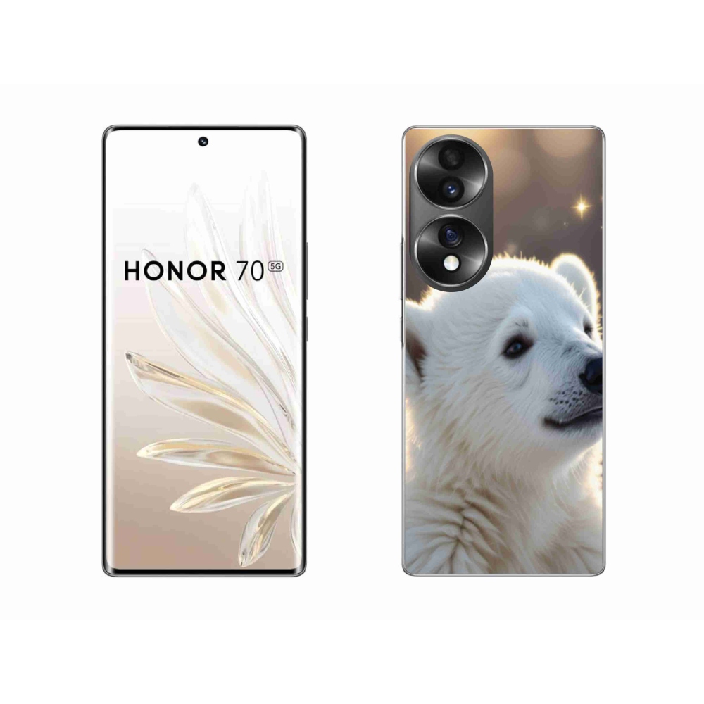 Zselés borítás mmCase a Honor 70 készülékhez - jegesmedve