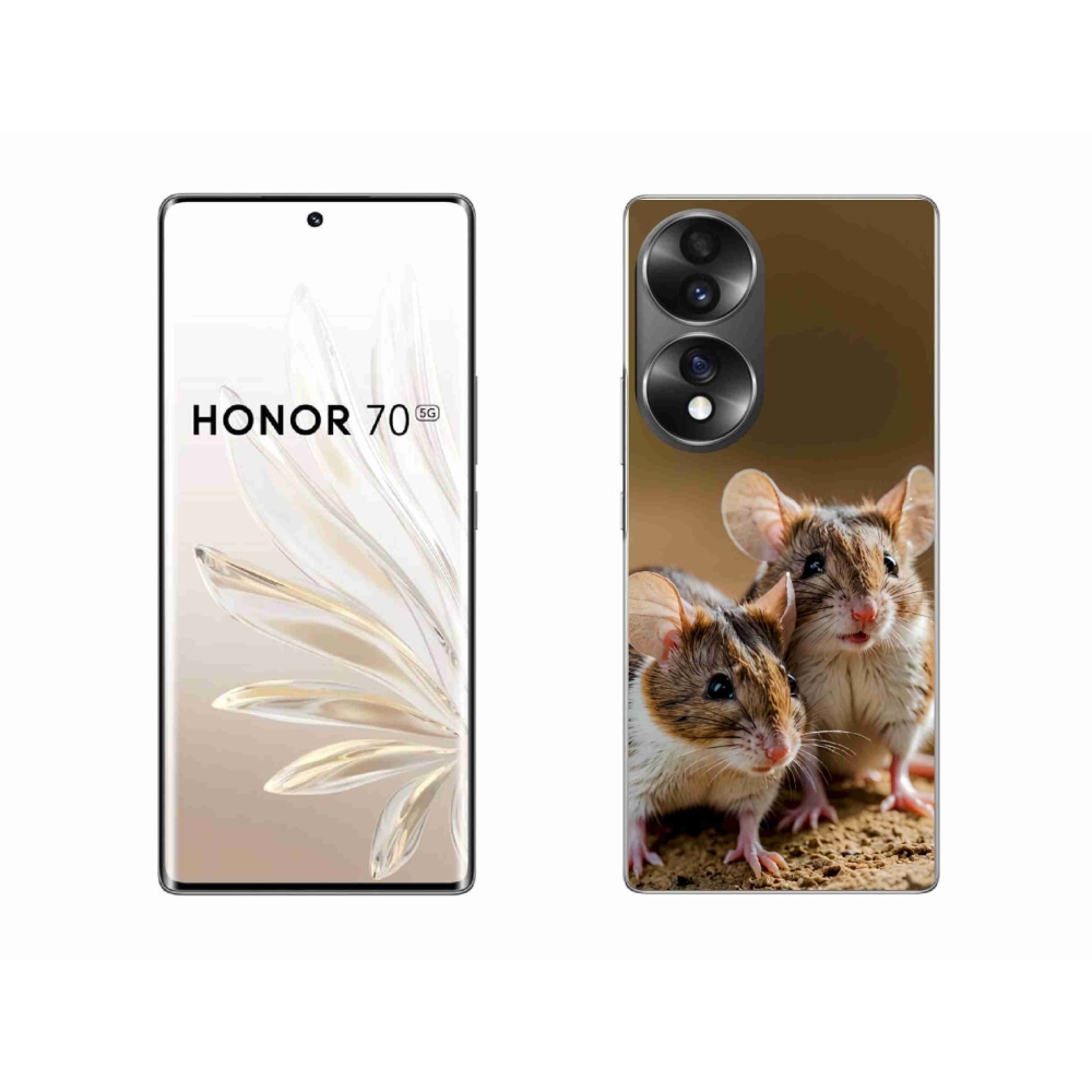 Zselés borítás mmCase a Honor 70 - egér duóhoz