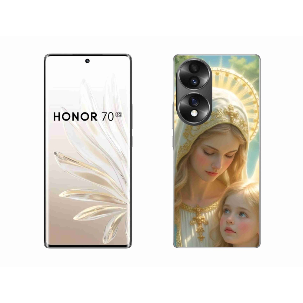 Gél borító mmCase a Honor 70 készülékhez - Vallási motívum 2