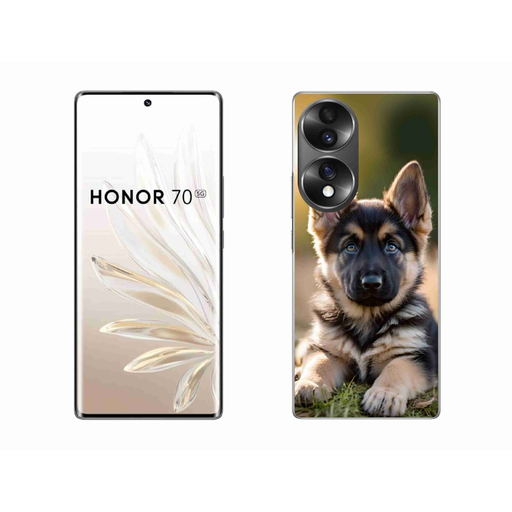 Gél borítás mmCase for Honor 70 - Német juhászkutya a természetben