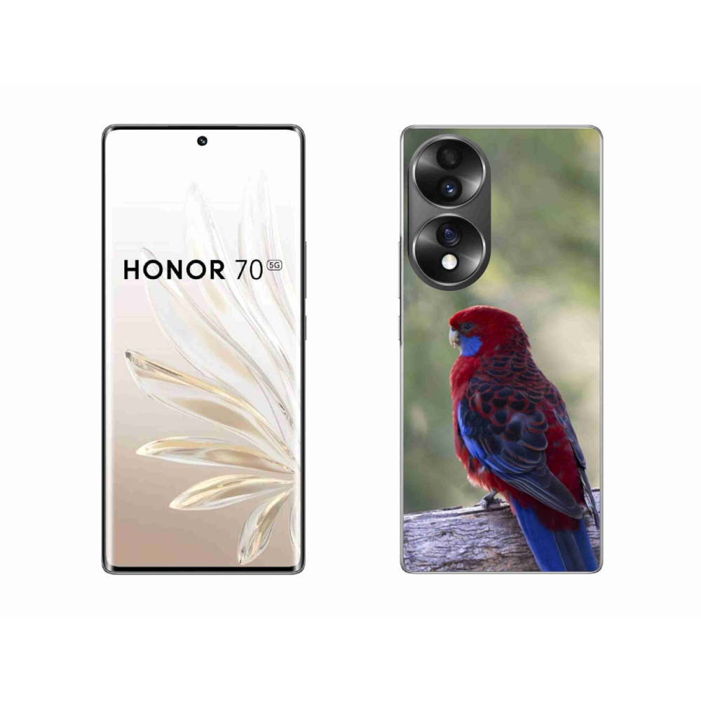 Zselés borítás mmCase a Honor 70-hez - papagáj rosela