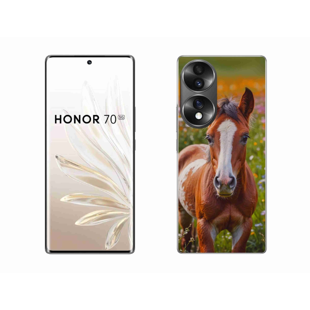 Zselés borítás mmCase a Honor 70-hez - aranyos csikó