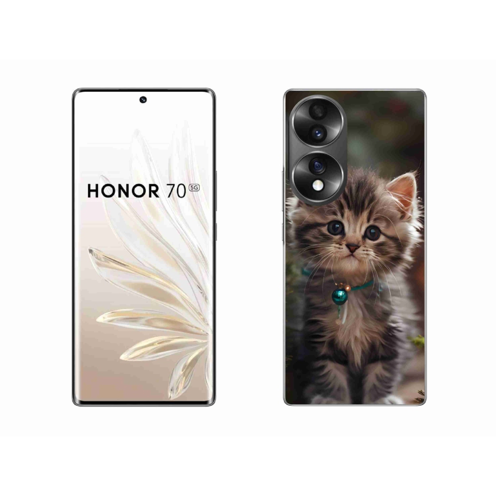 Gél borító mmCase a Honor 70-hez - aranyos cica 11