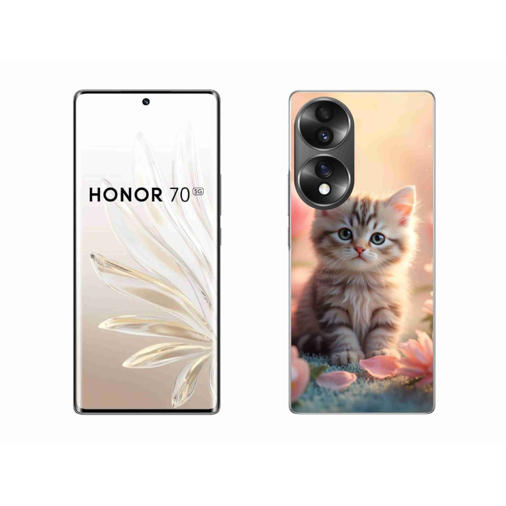 Gél borító mmCase a Honor 70-hez - aranyos cica 8