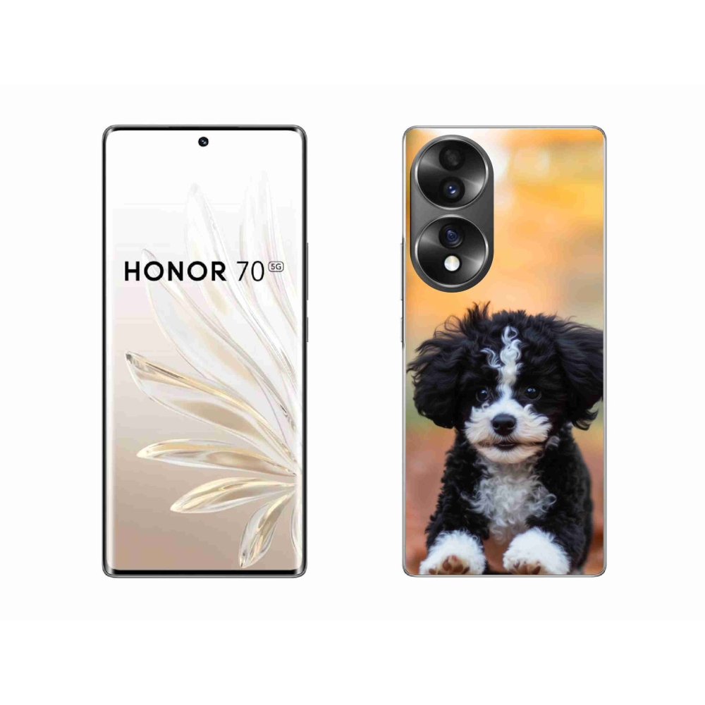 Zselés borítás mmCase a Honor 70-hez - aranyos kiskutya 2